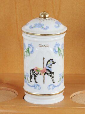 Vintage LENOX The Spice Carousel Garlic